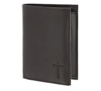 oxmox Leather Cartera Bloqueo RFID Piel natural 10 cm marrón