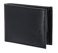 oxmox Leather Cartera Bloqueo RFID Piel natural 11 cm lila