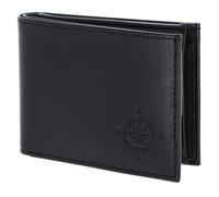 oxmox Leather Cartera Bloqueo RFID Piel natural 11 cm azul