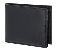 oxmox Leather Cartera Bloqueo RFID Piel natural 12 cm negro