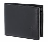 oxmox Leather Cartera Bloqueo RFID Piel natural 12 cm gris