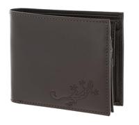 oxmox Leather Cartera Bloqueo RFID Piel natural 10 cm gris