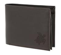 oxmox Leather Cartera Bloqueo RFID Piel natural 12 cm gris