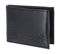 oxmox Leather Cartera Bloqueo RFID Piel natural 11 cm azul