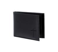 oxmox Leather Cartera Bloqueo RFID Piel natural 11 cm negro