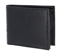oxmox Leather Cartera Bloqueo RFID Piel natural 12 cm azul