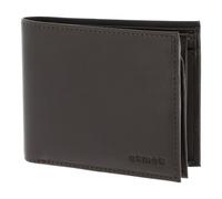 Oxmox Cuero Monedero Leather RFID Protect Querscheinbörse Pure 2.0 Embossed Brown marrón Oscuro
