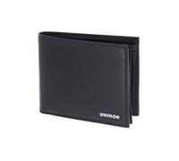 oxmox Leather Cartera Bloqueo RFID Piel natural 12 cm negro