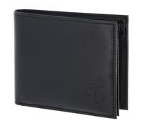 oxmox Leather Cartera Bloqueo RFID Piel natural 12 cm negro