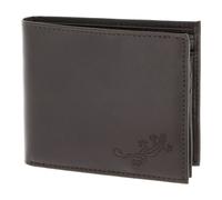 oxmox Leather Cartera Bloqueo RFID Piel natural 12 cm verde oliva