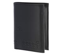 Oxmox Cuero Monedero Leather RFID Protect Kombibörse Jumping Jack 2.0 Embossed Black Negro
