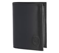oxmox Leather Cartera Bloqueo RFID Piel natural 13 cm gris