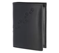 Oxmox Cuero Monedero Leather RFID Protect Kombibörse Footsteps 2.0 Embossed Black Negro