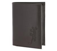 Oxmox Cuero Monedero Leather RFID Protect Kombibörse Lizard Embossed Brown marrón Oscuro