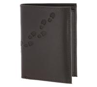 Oxmox Cuero Monedero Leather RFID Protect Kombibörse Footsteps 2.0 Embossed Brown marrón Oscuro