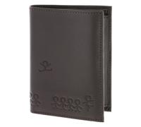oxmox Leather Cartera Bloqueo RFID Piel natural 13 cm verde oliva