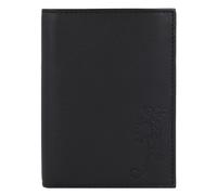 oxmox Leather Cartera Protección RFID Piel 9.5 cm gris