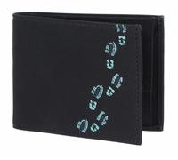 oxmox New Cryptan RFID Protect Footsteps Print Cyan Black