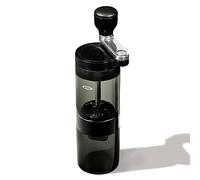 OXO Brew Molinillo de café manual - rebabas cónicas de acero inoxidable, 40 configuraciones de molienda, compacto y portátil, mango cómodo, tolva de fácil llenado