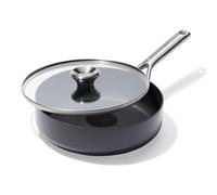 OXO Ceramic Professional Non stick Sartén Salteadora con Tapa, 24 cm