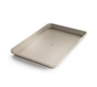 OXO Good Grips - 11160000UK - Bandeja Anti-adherente, para Horno Profesional, 25,4 x 2,5 x 38,1 cm, Color Dorado, Acero, Dorado, 2.794 x 25.4 x 38.1 cm