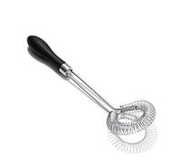OXO Good Grips - Batidor con varillas para batir redondeadas de acero inoxidable, colores negro y plata
