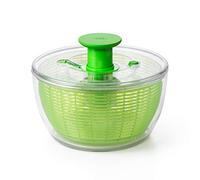 OXO Good Grips, Centrifugadora y escurridor para ensaladas, ideal para lechuga y verduras, tamaño grande, color verde