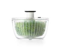 OXO Good Grips, Centrifugadora y escurridor transparente para ensaladas y verduras, tamaño pequeño