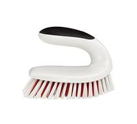OXO Good Grips Cepillo de limpieza multiusos, para alfombras, baldosas y suelos, color blanco