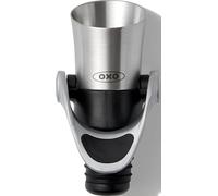 OXO Good Grips - Cierre Acero Inoxidable Botella de Vino y decantador -