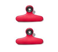 OXO Good Grips - Clips para bolsas/chips, pack de 2, mermelada