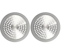OXO Good Grips Colador de desagüe de Acero Inoxidable para bañeras (Paquete de 2)