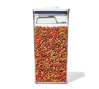 OXO Good Grips - Contenedor POP para mascotas, 6.0 cuartos de galón/5.7 L con media cuchara, ideal para hasta 6.5 libras de comida para perros o 4.4 libras de comida para gatos, recipiente hermético