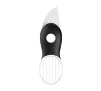 OXO Good Grips - Cortador, pelador y abridor de aguacate 3 en 1, color blanco
