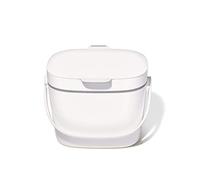OXO Good Grips, Cubo Blanco para compost y basura orgánica, 6,6 litros