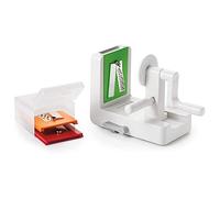 OXO Good Grips - Espiralizador de calabacín con mango manual, color blanco