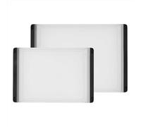 OXO Good Grips - Juego de tablas de cortar (plástico, 2 unidades), transparente