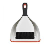 OXO Good Grips Kit de cepillo escoba y recogedor de mano, color blanco, grande