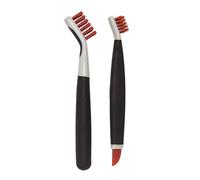 OXO Good Grips Kit de cepillos para limpiar la cocina y el baño, color naranja