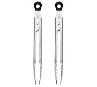 OXO Good Grips - Mini pinzas de acero inoxidable, paquete de 2