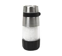 OXO Good Grips - Molinillo de sal de acero inoxidable, sin derrames, color negro