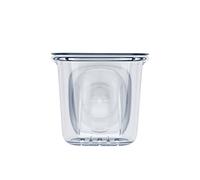 OXO Good Grips Organizador para accesorios de ducha con ventosa StrongHold incorporada, transparente