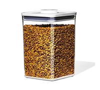 OXO Good Grips Pet POP Contenedor de 4.4 cuartos de galón/4.2 L con cuchara, ideal para hasta 4 libras de comida para perros o 3.5 libras de comida para gatos | Contenedor de almacenamiento hermético para perros y gatos | Sin BPA