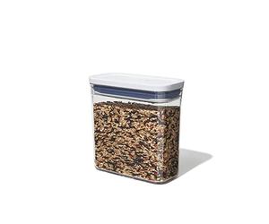OXO Good Grips POP Contenedor - Almacenamiento Hermético y Apilable de Alimentos, Transparente, 1.1 L para Pasta y Mucho Más