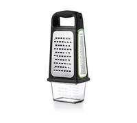 OXO Good Grips Etched Box Grater with Removable Zester Rallador, Stainless Steel, acero, talla única