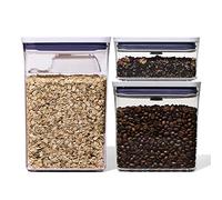 OXO Good Grips - Set de 3 recipientes POP con cuchara