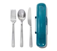 OXO Good Grips - Set de Cubiertos de Acero Inoxidable con Estuche Prep & Go