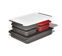 OXO Good Grips - Sistema de preparación y transporte para parrilla