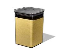 OXO SteeL Recipiente para alimentos de acero, Tarro de cocina hermético para alimentos con tapa de acero inoxidable, Tamaño mediano 4.2 litros