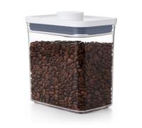 Oxo Good Grips INOXO.11234600ML Pop Contenedor - Almacenamiento Hermético y Apilable de Alimentos - 1.6 L para Bolsitas de Té y Mucho Más, Transparente
